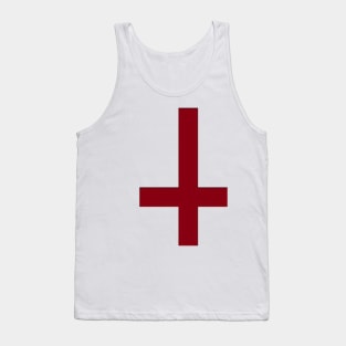 Upside Down Cross Tank Top